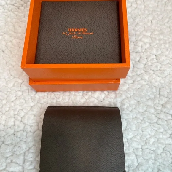 Authentic Hermès Trinket Box with Pouch Storage & Organization